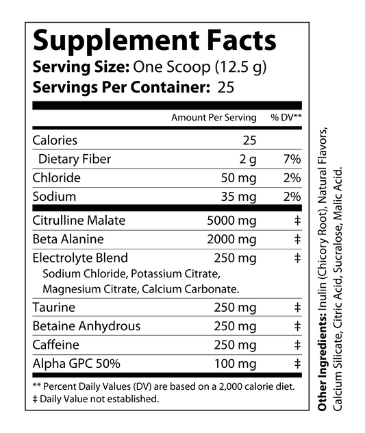 Pump Pre - Workout (Georgia Peach Rings)